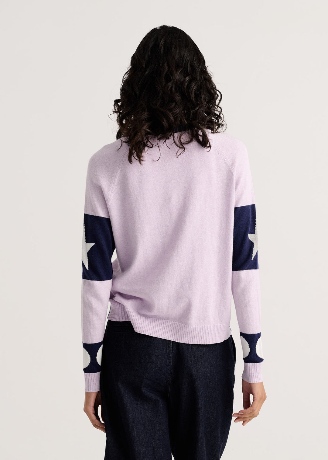 Zaket &amp; Plover Stars + Spots Cardigan in Ink available at Barbara Katz