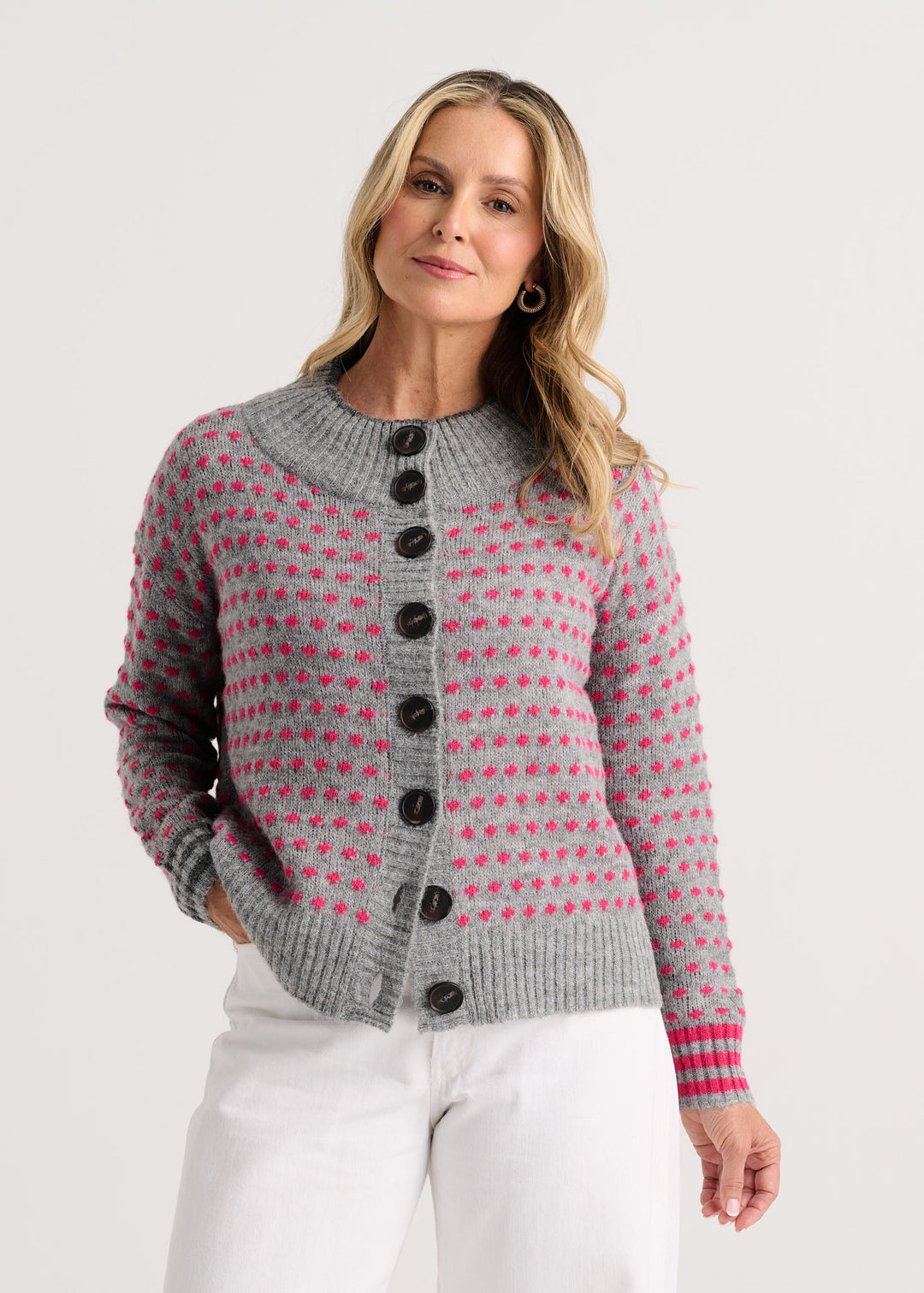 Zaket &amp; Plover Textured Jacket in Marl available at Barbara Katz