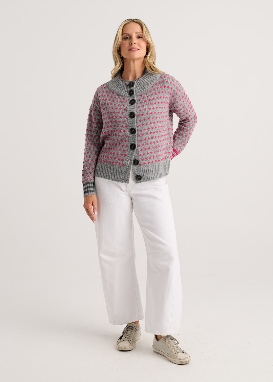 Zaket &amp; Plover Textured Jacket in Marl available at Barbara Katz