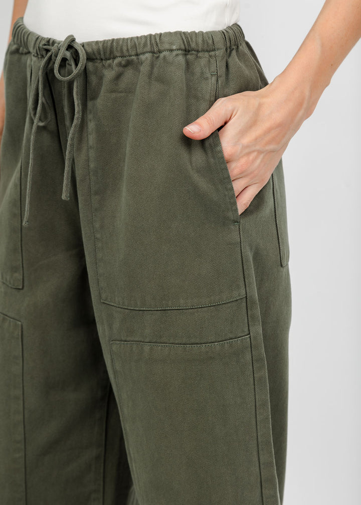 Z Supply Kit Twill Carpenter Pant - Dusk Sage available at Barbara Katz