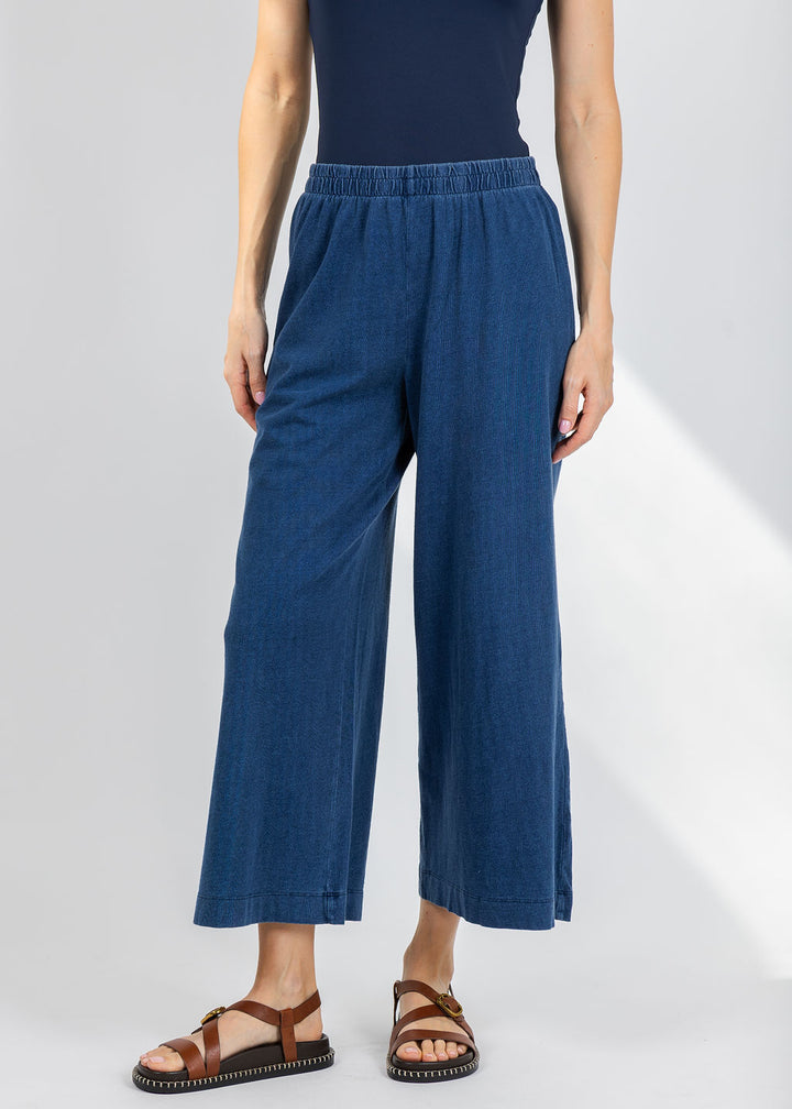Z Supply Scout Jersey Denim Pants in Indigo available at Barbara Katz