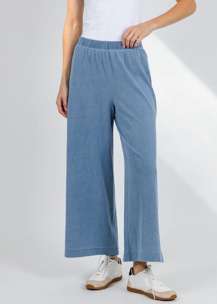 Z Supply Scout Jersey Denim Pants - Santorini Indigo