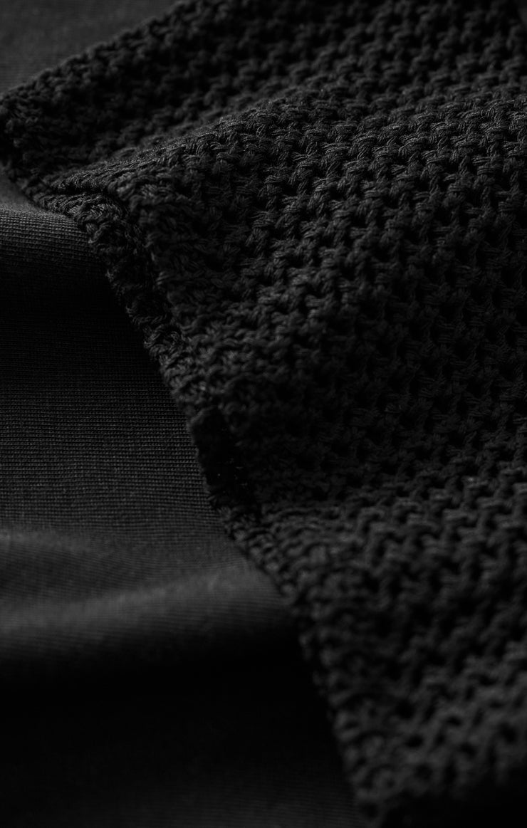 Z Supply Banyan Crochet Top in Black available at Barbara Katz