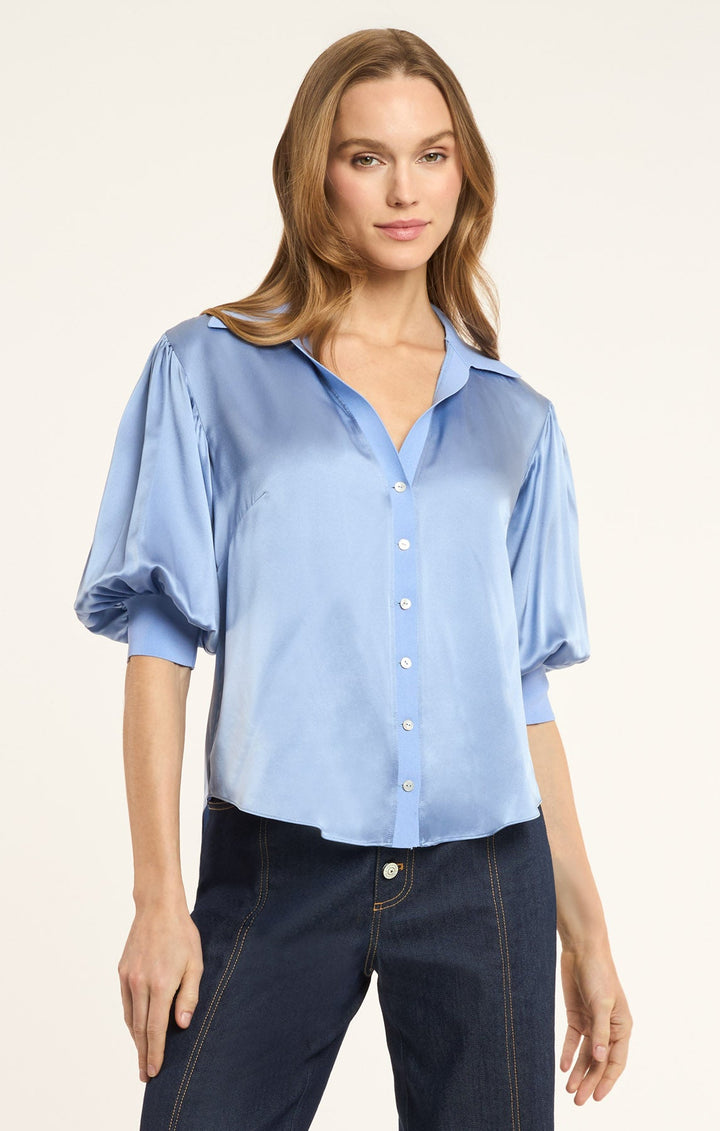 Cinq a Sept Weiley Top in Lilac Opal available at Barbara Katz