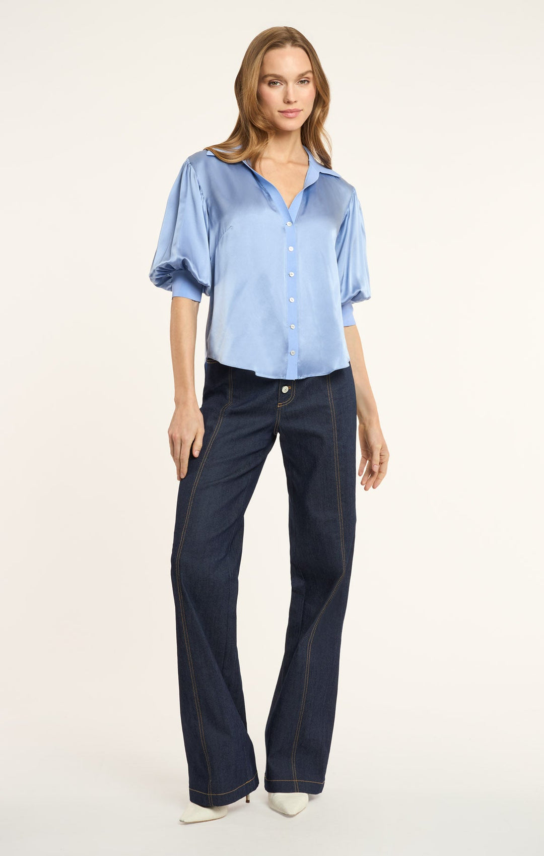 Cinq a Sept Weiley Top in Lilac Opal available at Barbara Katz