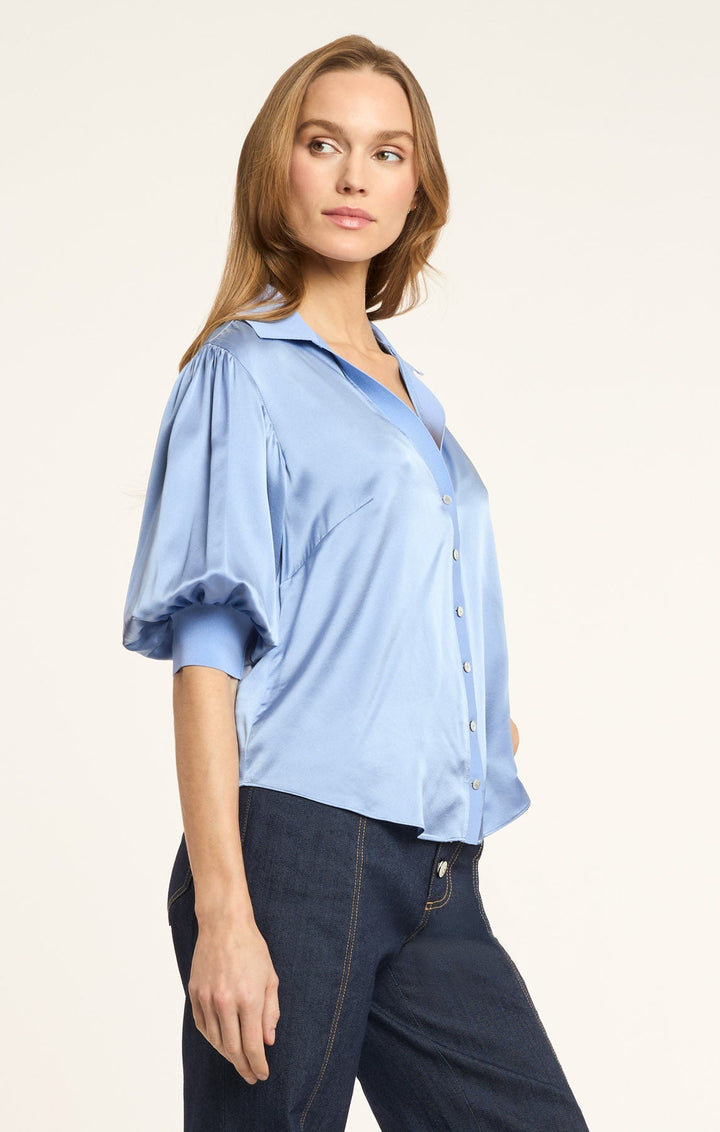 Cinq a Sept Weiley Top in Lilac Opal available at Barbara Katz