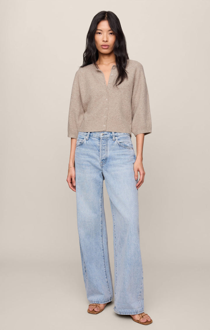 Z Supply Valor Cardigan in Natural Heather available at Barbara Katz
