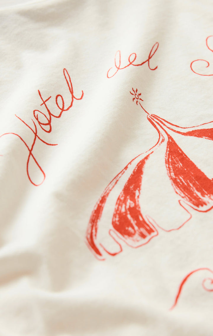 Z Supply Del Sol Tourist Tee in Sea Salt available at Barbara Katz