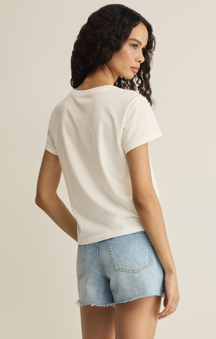 Z Supply Del Sol Tourist Tee in Sea Salt available at Barbara Katz