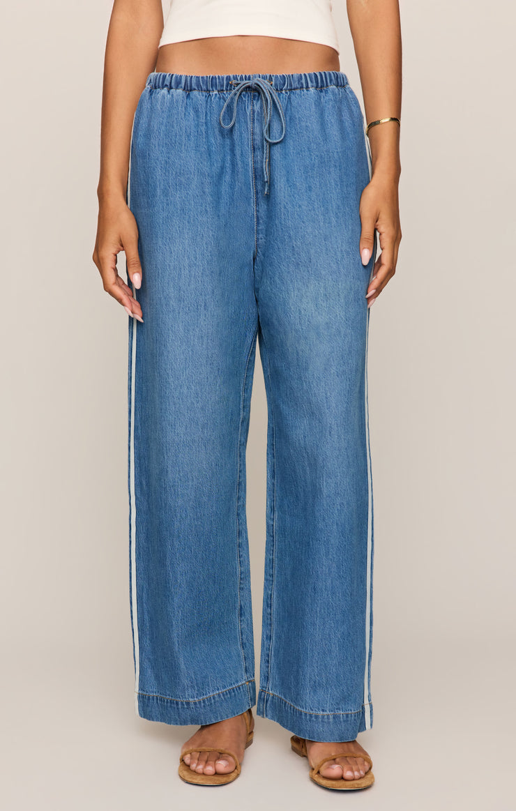 Z Supply The Sidelines Denim Track Pants - Dreamstate
