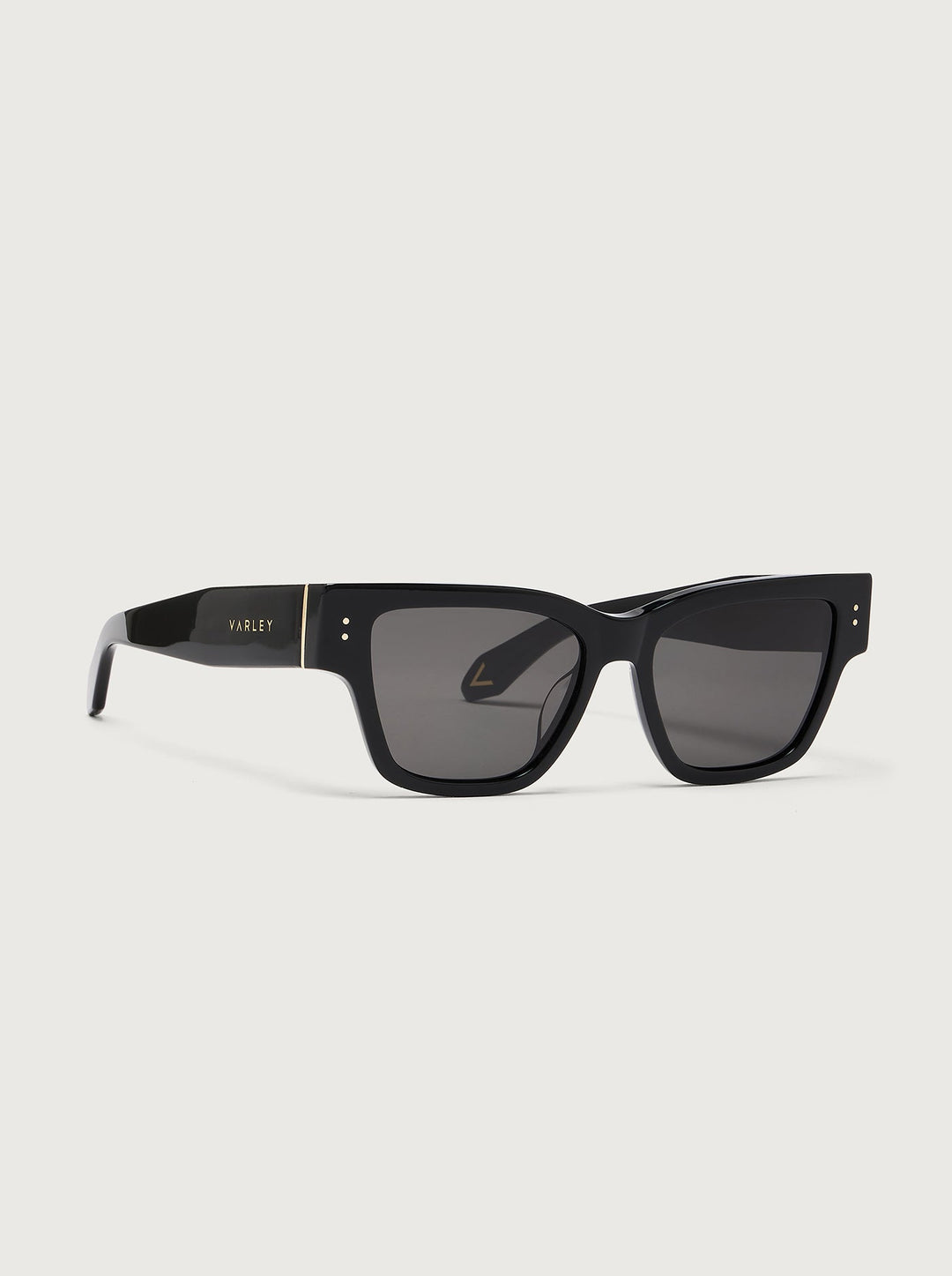 Varley Alber Square Sunglasses in Black available at Barbara Katz