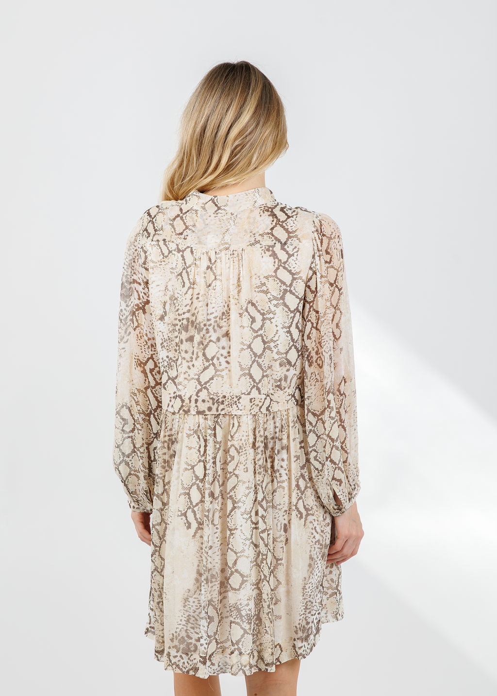 Ba&sh Simba Short Dress in Ecru available at Barbara Katz