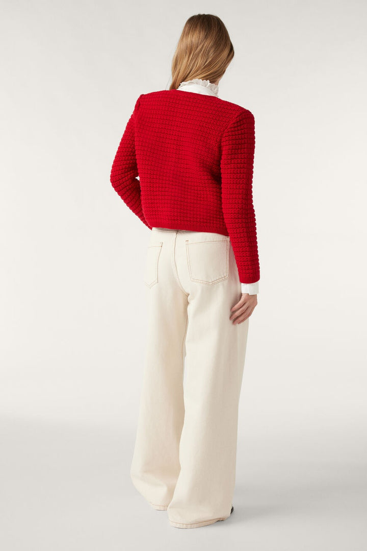 ba&sh Gaspard Cardigan - Rouge