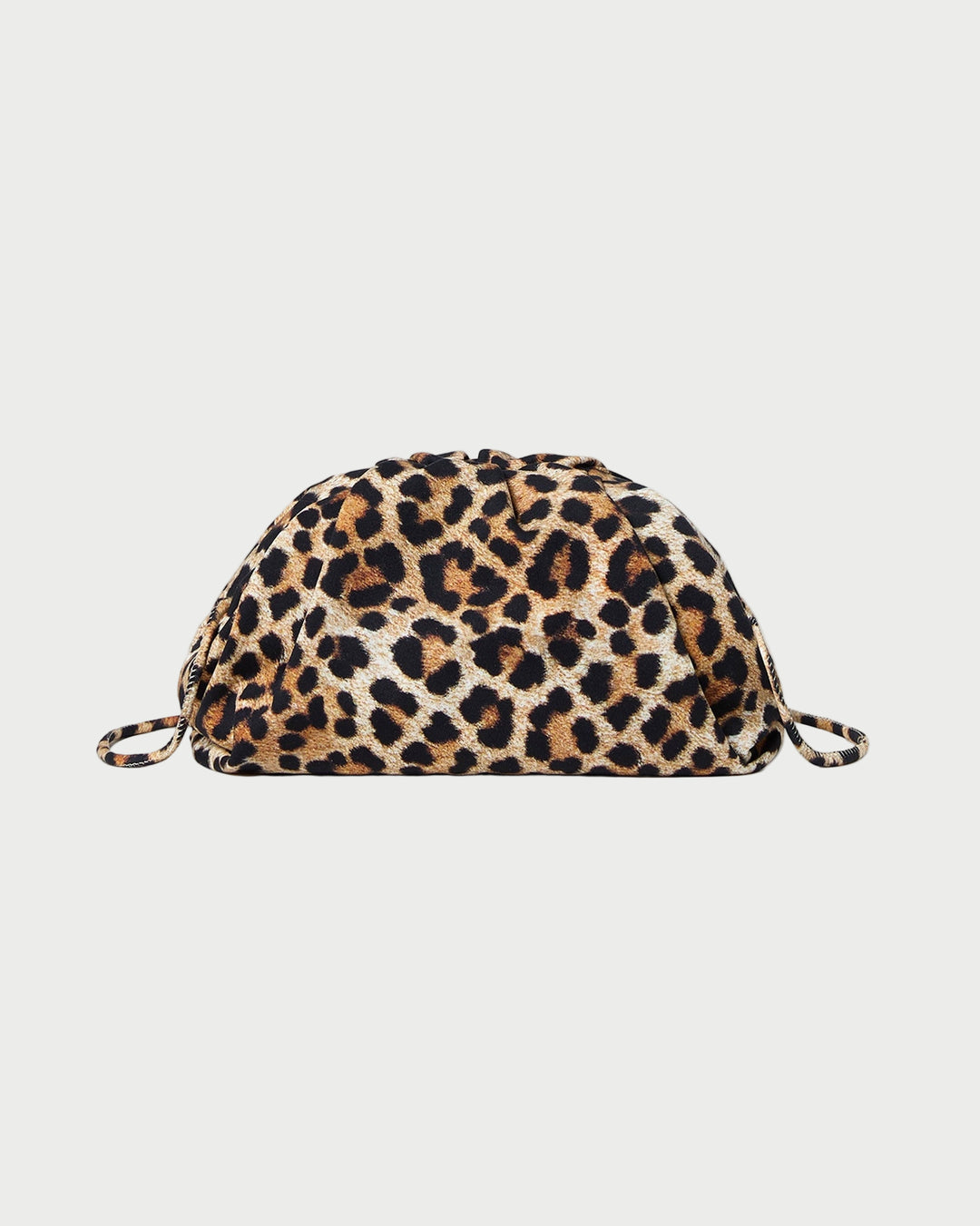Loeffler Randall Bailey Dome Clutch in Leopard Jersey available at Barbara Katz