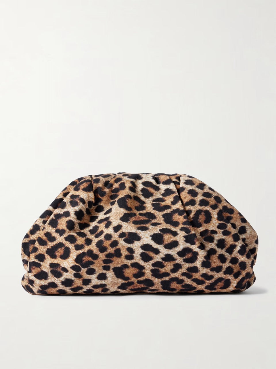 Loeffler Randall Bailey Dome Clutch in Leopard Jersey available at Barbara Katz
