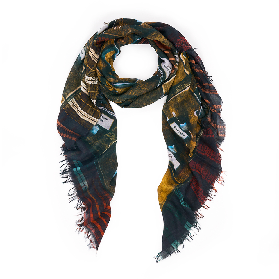 Suzi Roher Plum Tarte Scarf available at Barbara Katz
