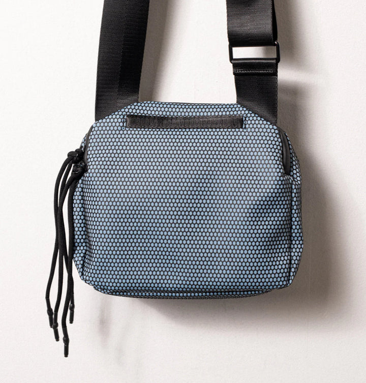Dani Daniella Lehavi Bonnie Crossbody Bag in Arctic Blue available at Barbara Katz