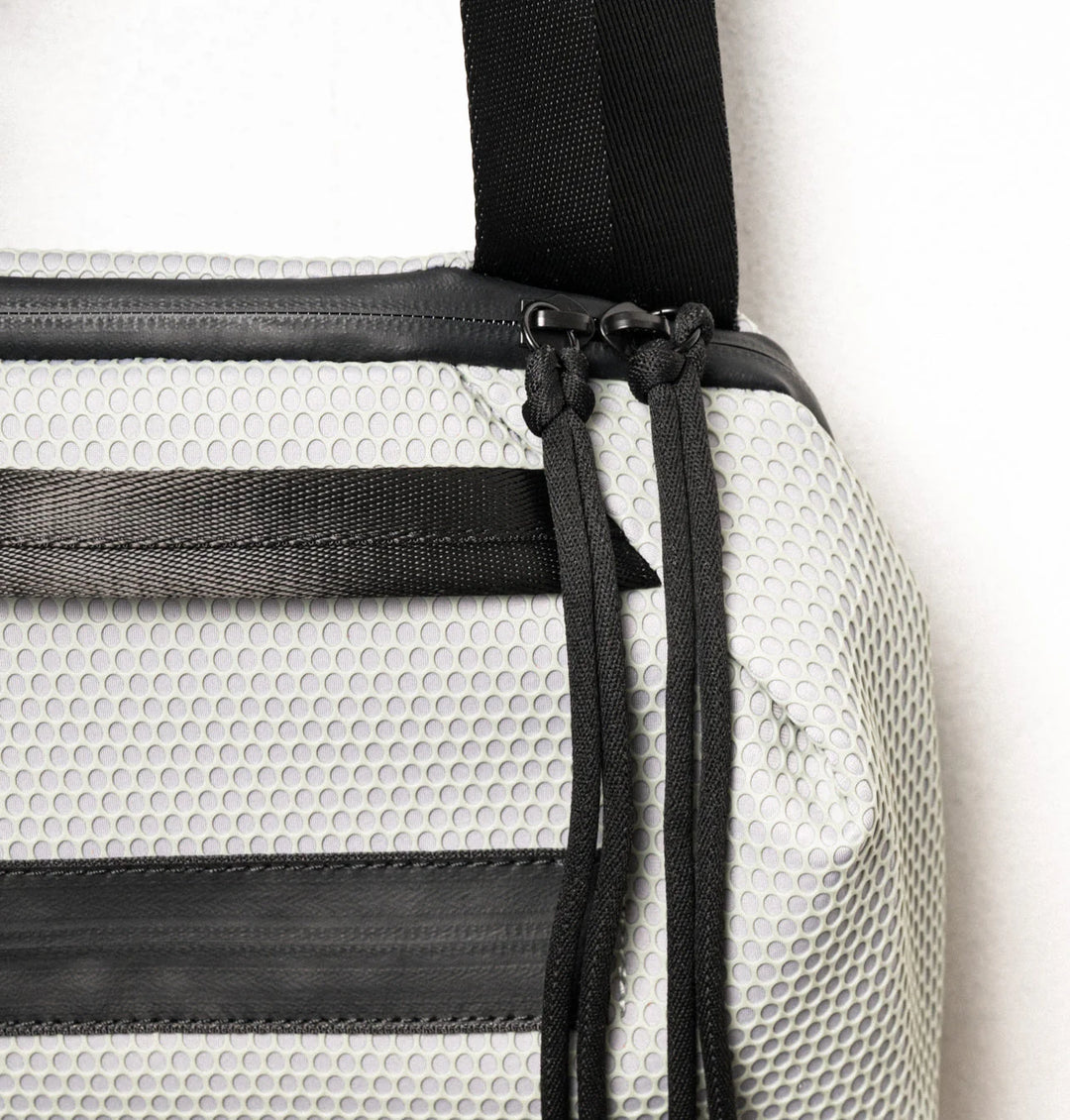 Dani Daniella Lehavi Bonnie Crossbody Bag in Snow available at Barbara Katz