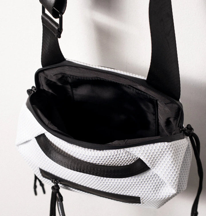 Daniella Lehavi Bonnie Crossbody Bag in Snow available at Barbara Katz