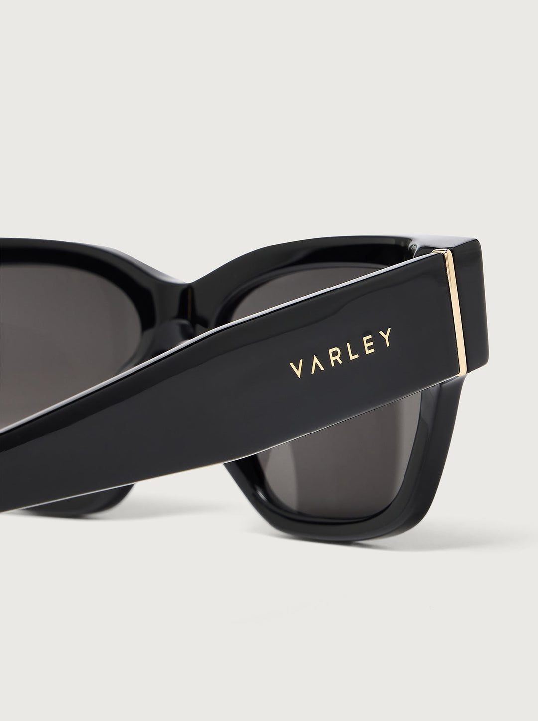 Varley Alber Square Sunglasses in Black available at Barbara Katz