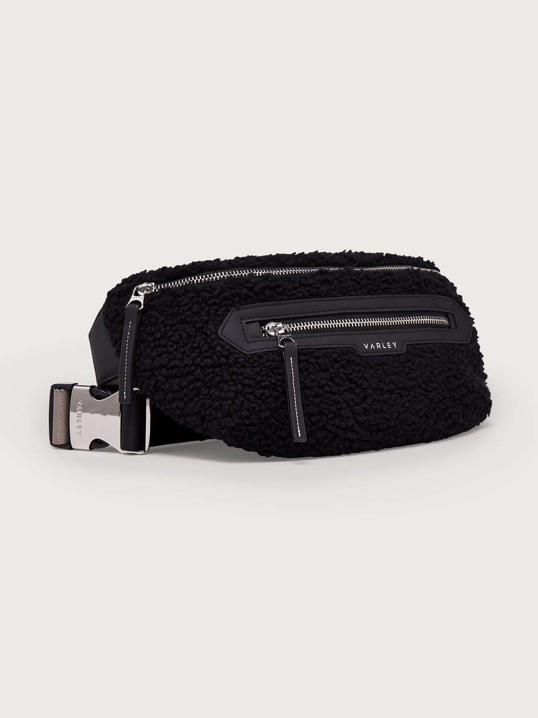 Varley Kansa Sherpa Belt Bag in Black available at Barbara Katz