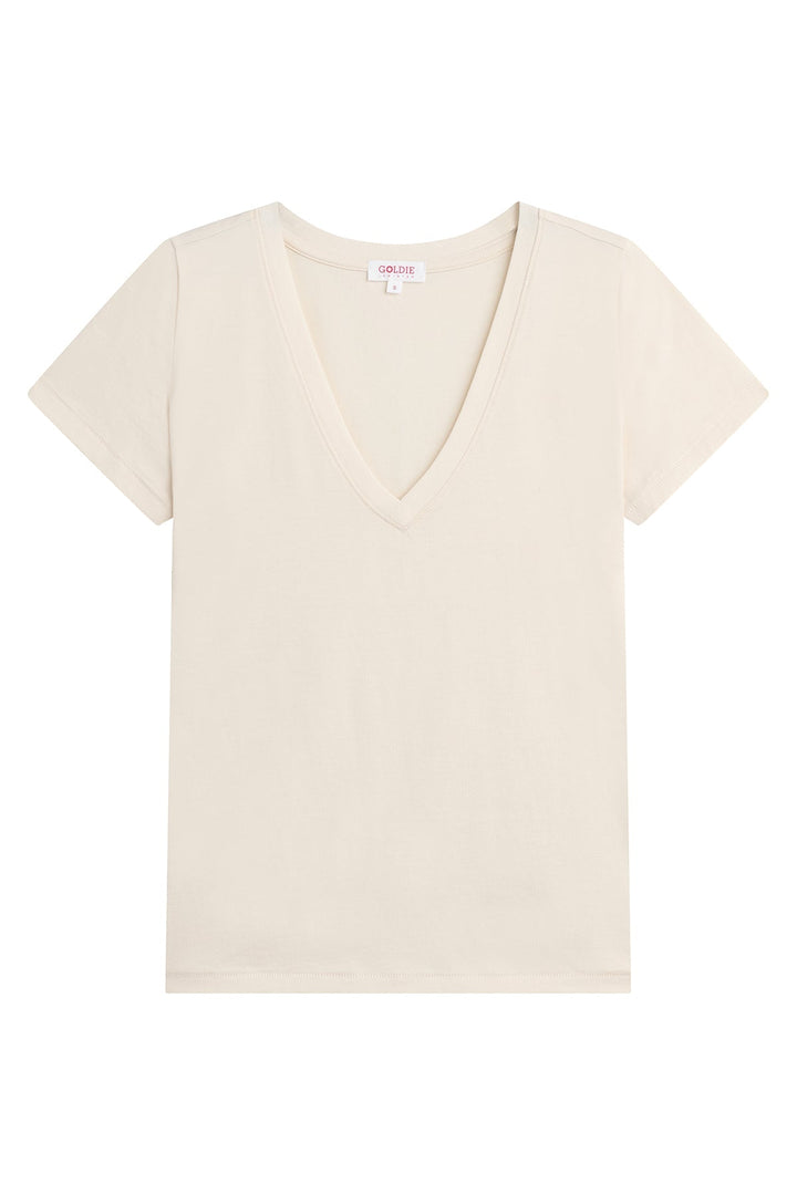 Goldie Cleo V Neck Tee available at Barbara Katz