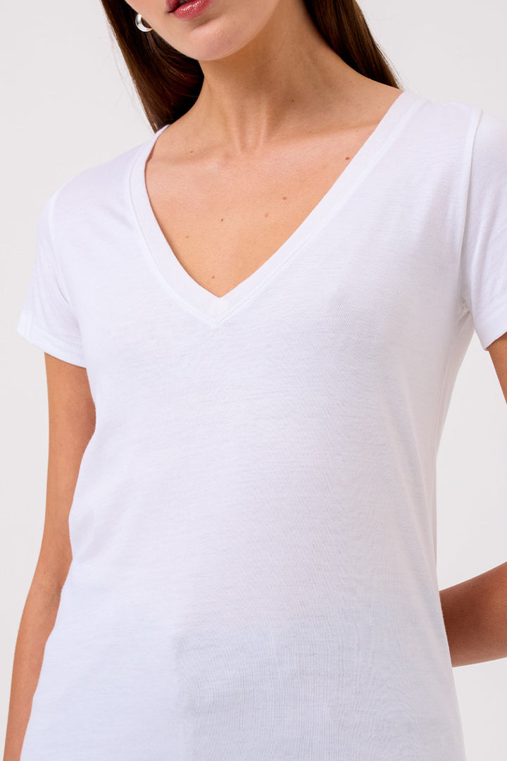 Goldie Cleo V Neck Tee available at Barbara Katz