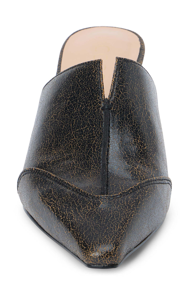 Matisse Crawford Pointed Toe Mule in Black available at Barbara Katz
