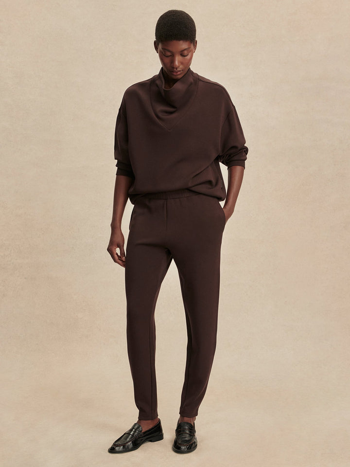Varley The Slim Pant 27.5" in Coffee Bean available at Barbara Katz