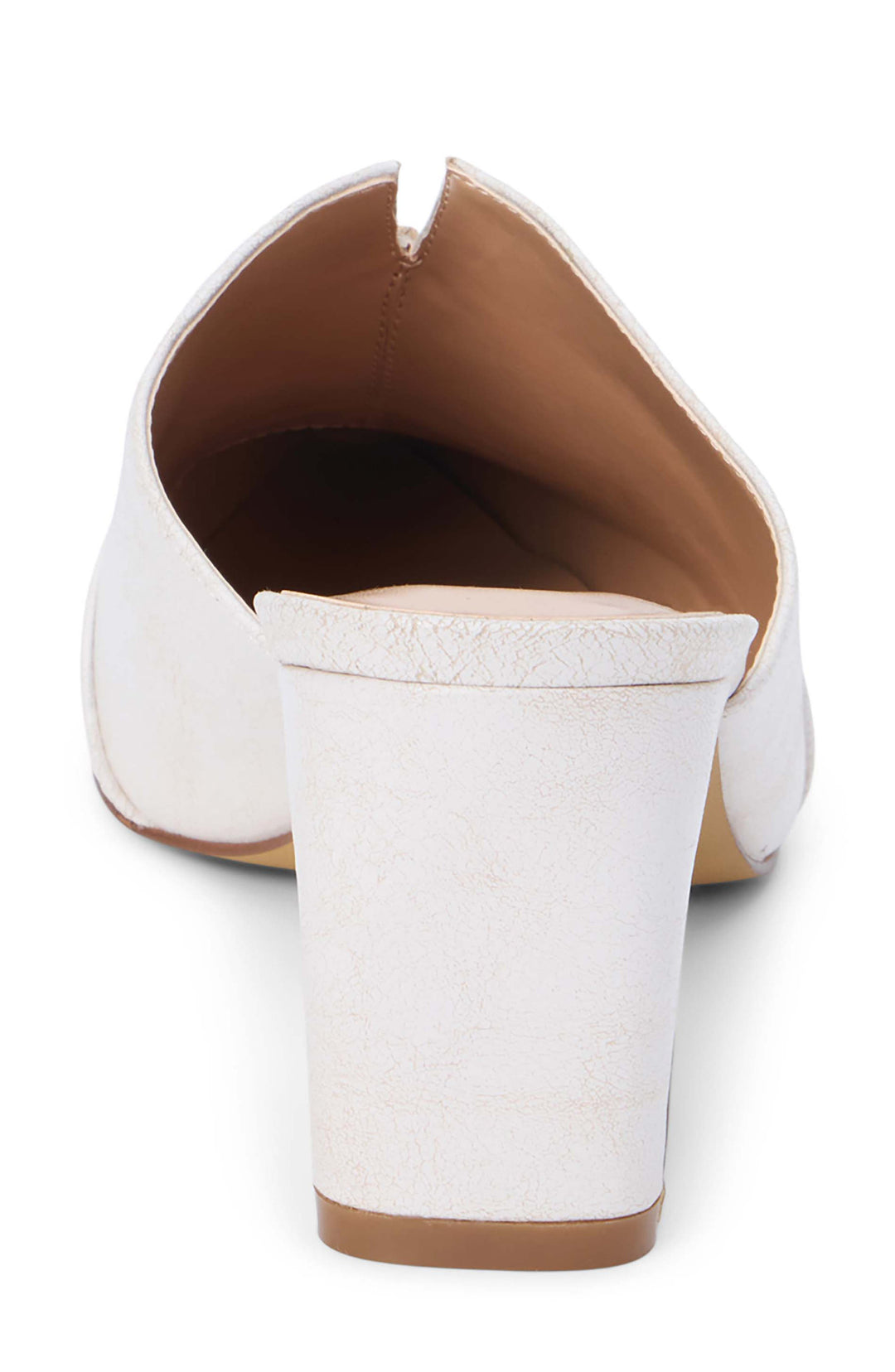 Matisse Crawford Pointed Toe Mule in White available at Barbara Katz