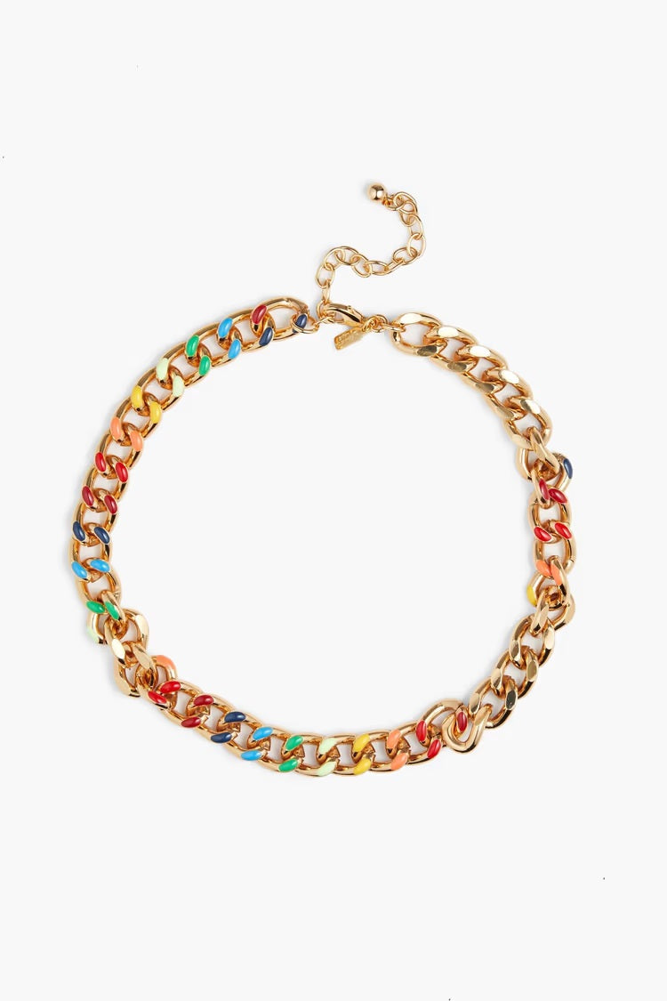 8.5" Enamel Link Bracelet