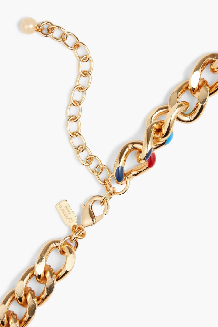 8.5" Enamel Link Bracelet