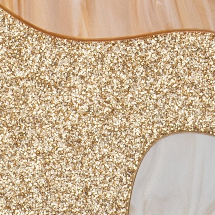 Olga Berg Erika Acrylic Wave Bag in Natural available at Barbara Katz