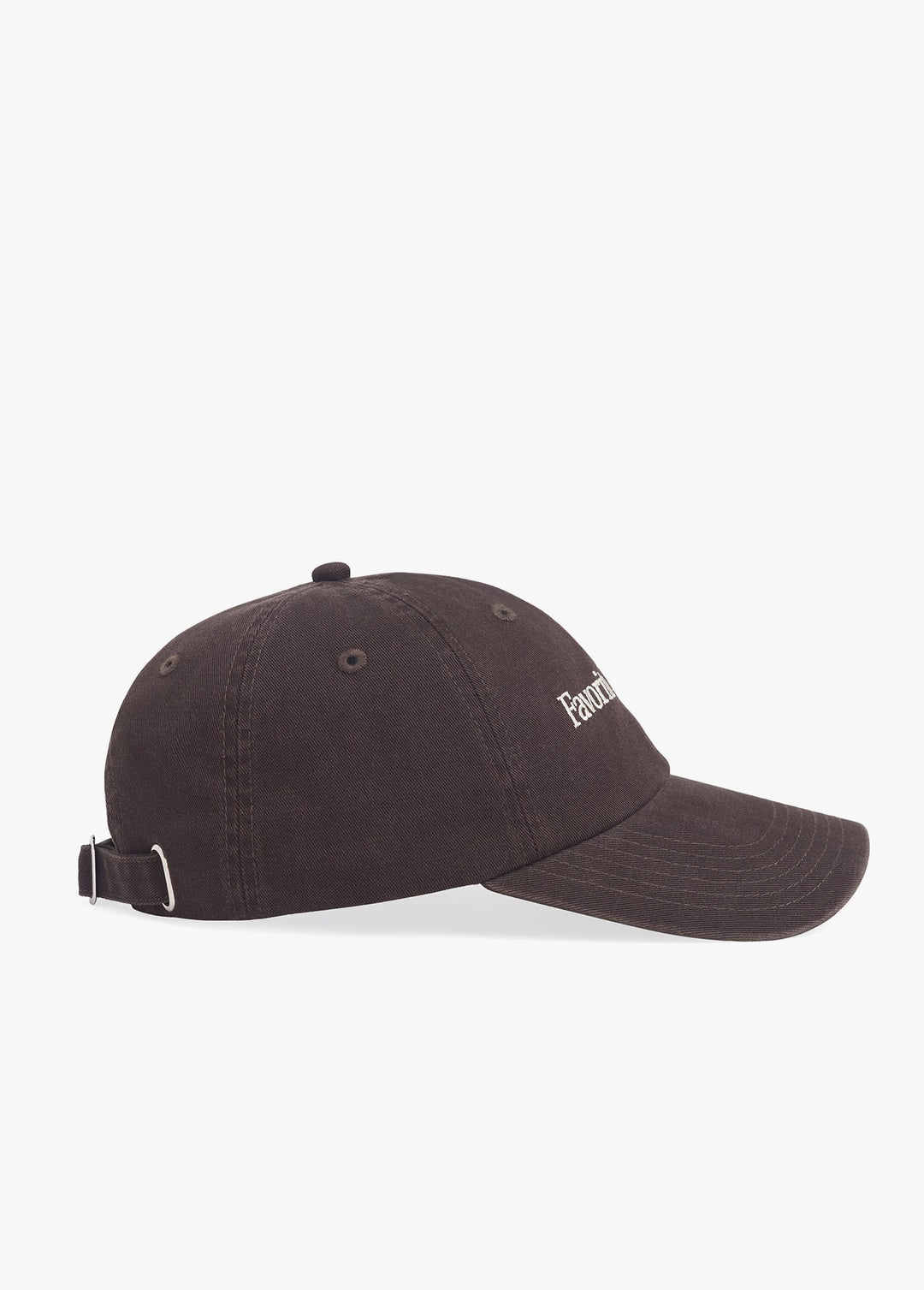 Favorite Daughter Classic Logo Baseball Hat in Coffee available at Barbara Katz