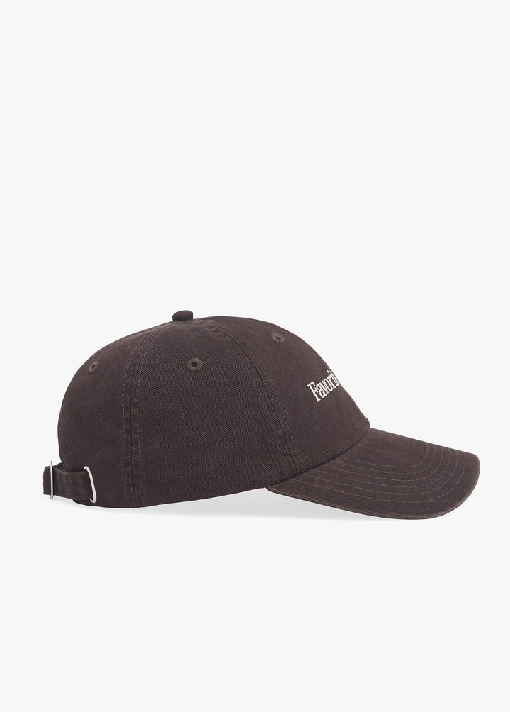 Favorite Daughter Classic Logo Baseball Hat in Coffee available at Barbara Katz