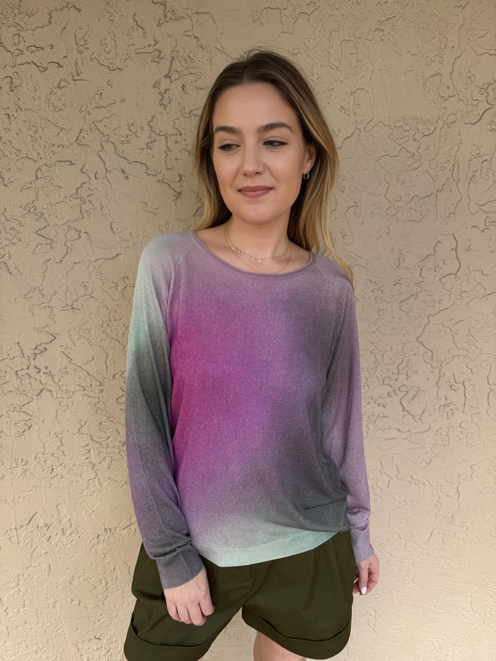 Repeat Silk Multi Color Sweater