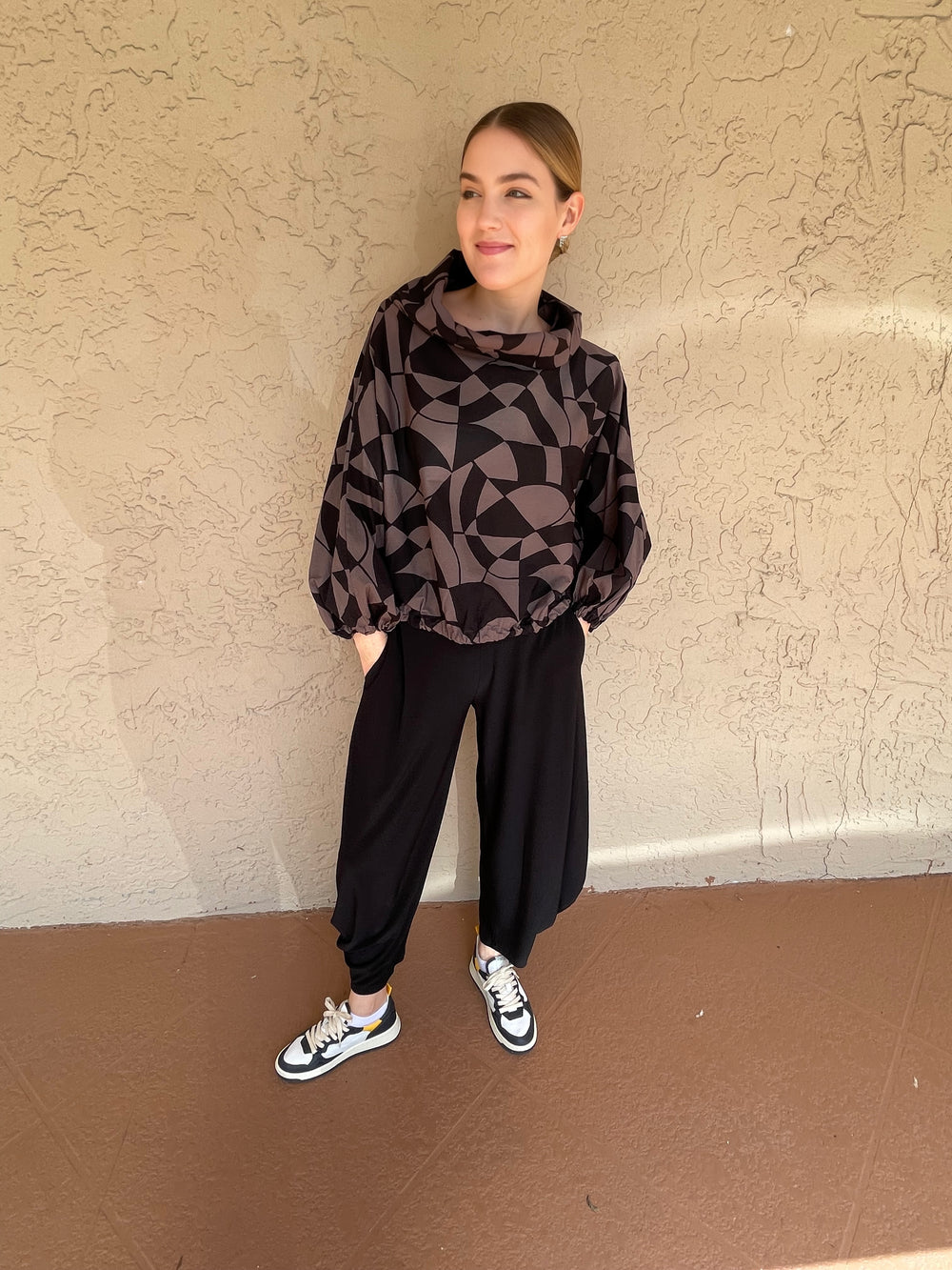 Bryn Walker - Giovanna Shirt in Drawbridge Print