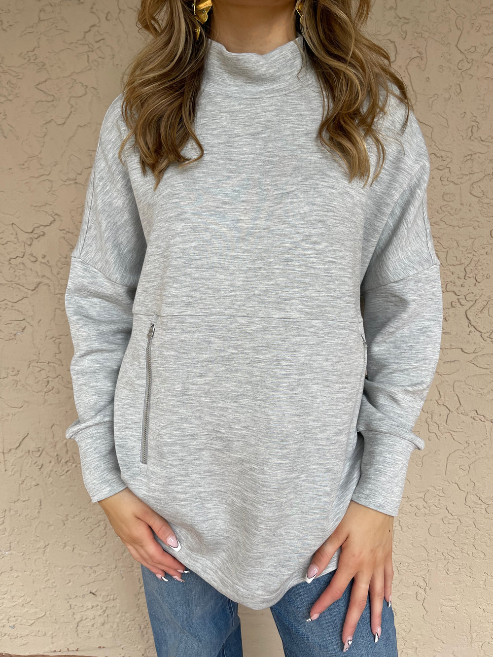 Varley Bay Sweater - Grey Marl