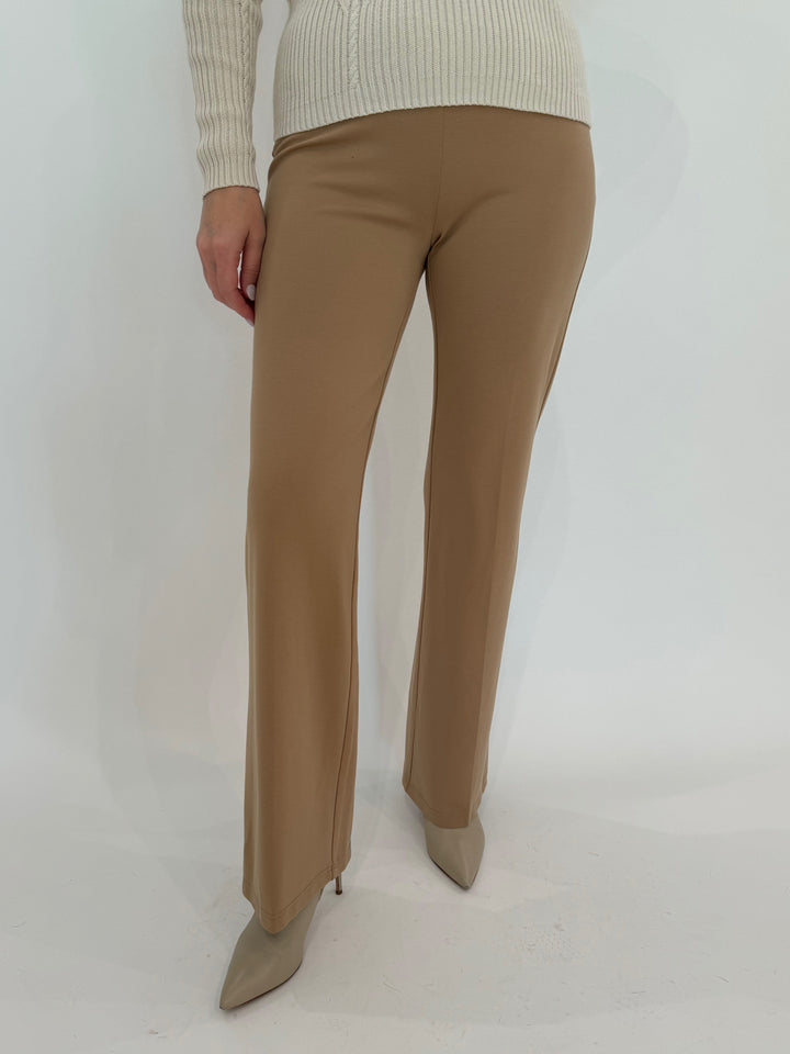 Peace of Cloth Jules Trousers in Paramount Knit - Cork