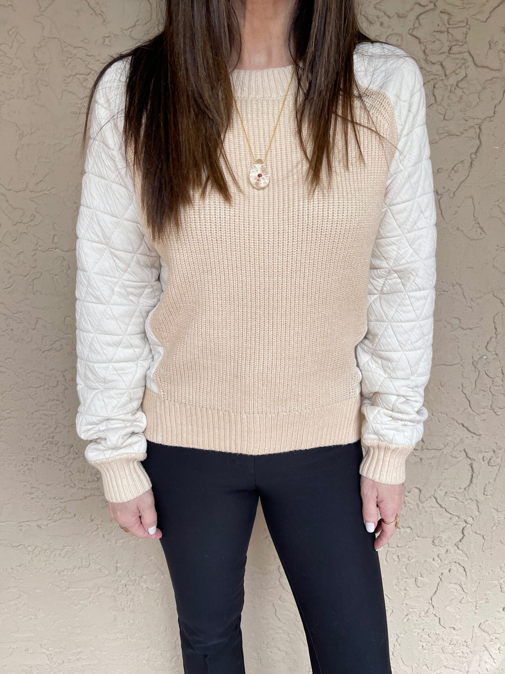 Sadie Mixed Media Crew - Ivory