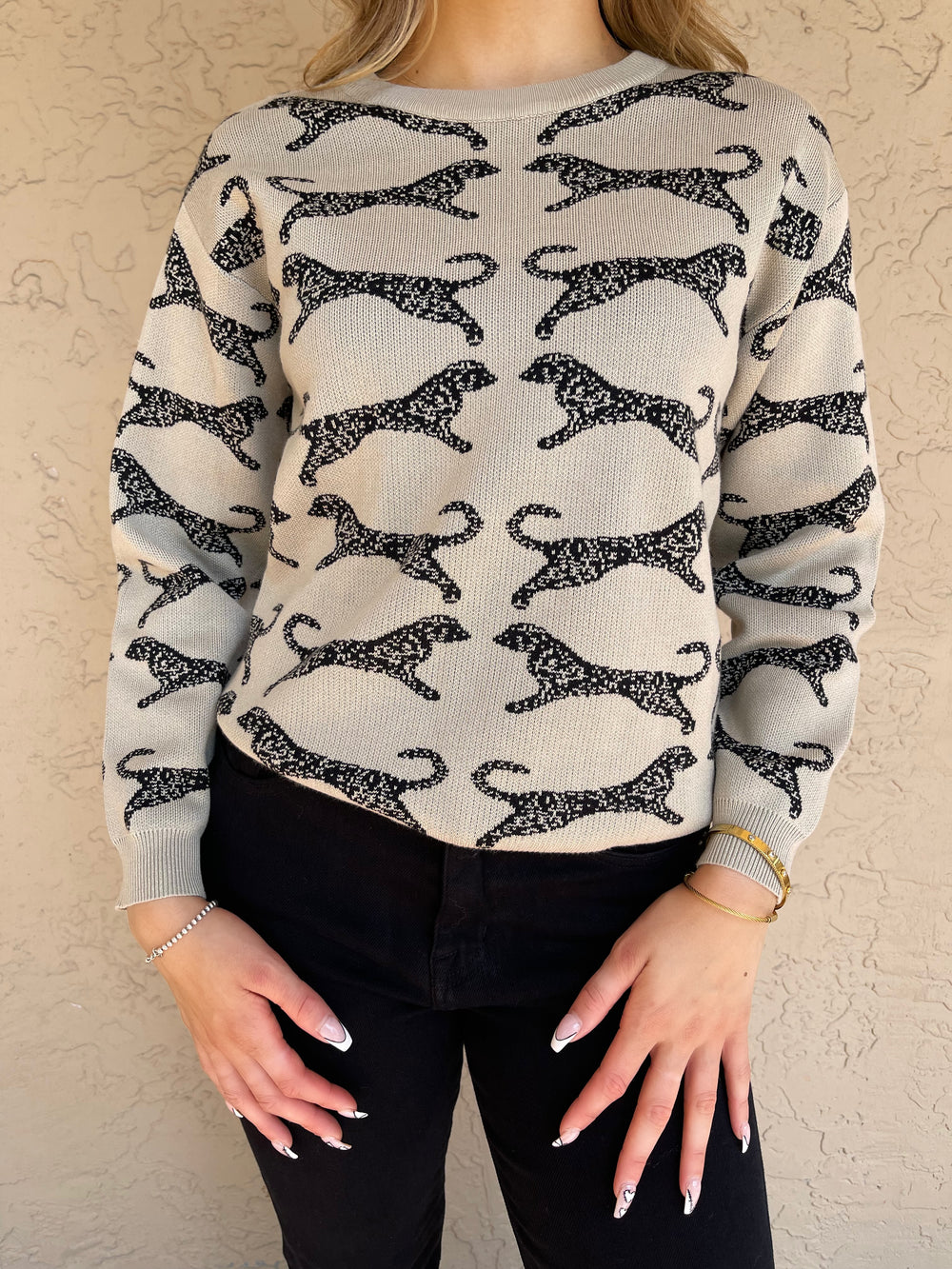 Leaping Leopards Sweater