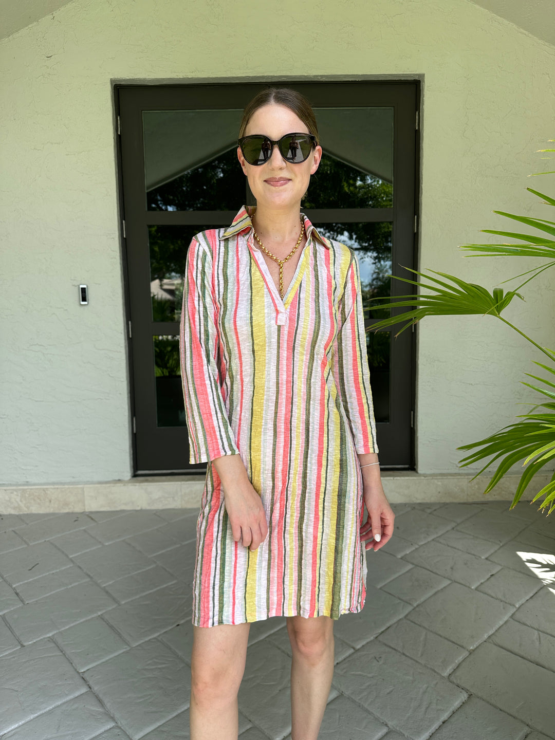 Johnny Collar Dress - Yuma
