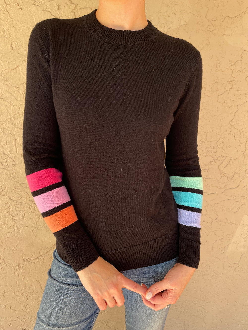 Stripe Banded Crew