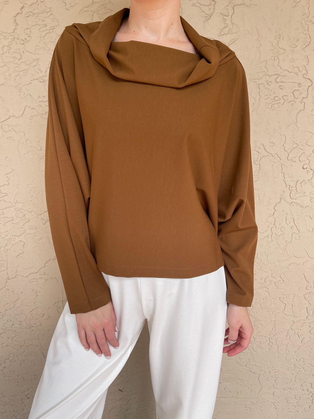 Bryn Walker - Astrid L/S Top in  Caramello