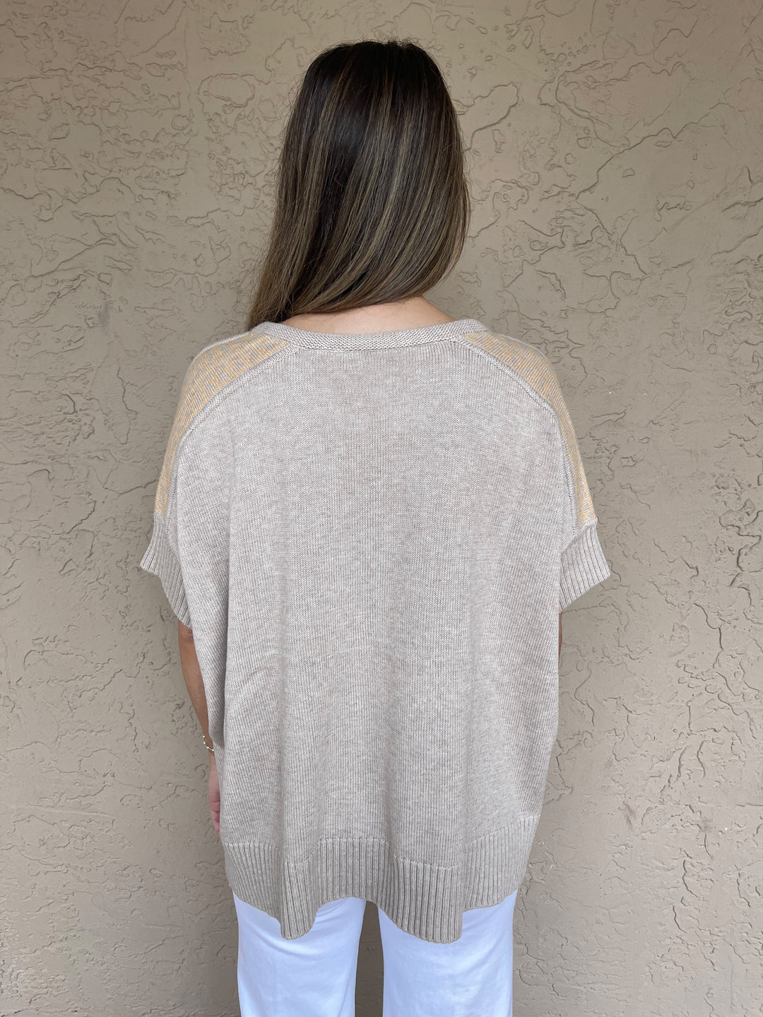 Repeat Open Detail Poncho