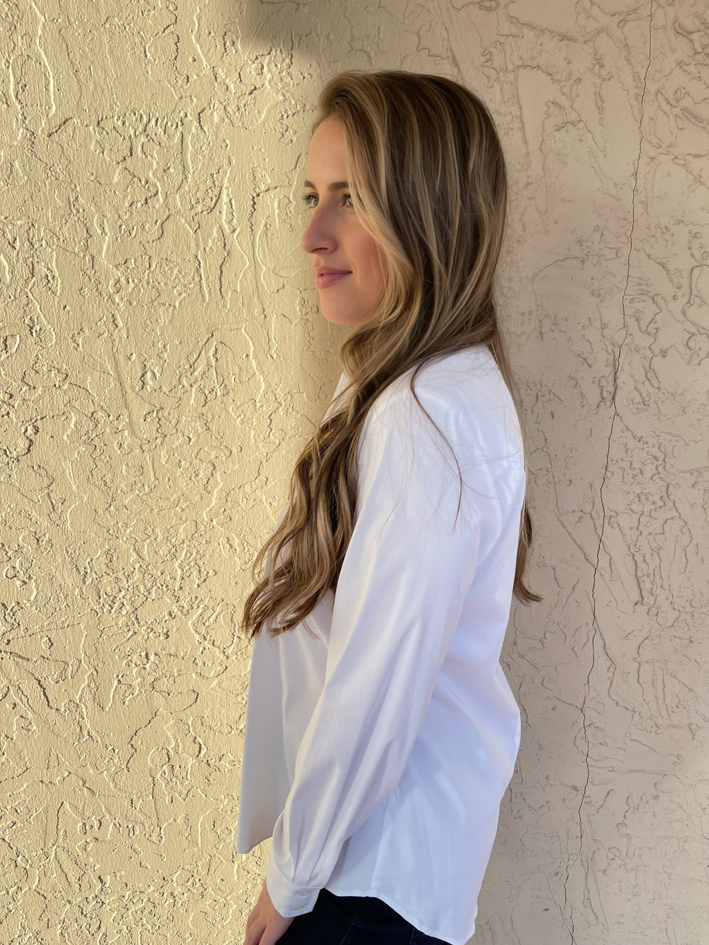 Finley Long Sleeve Endora Shirt - White