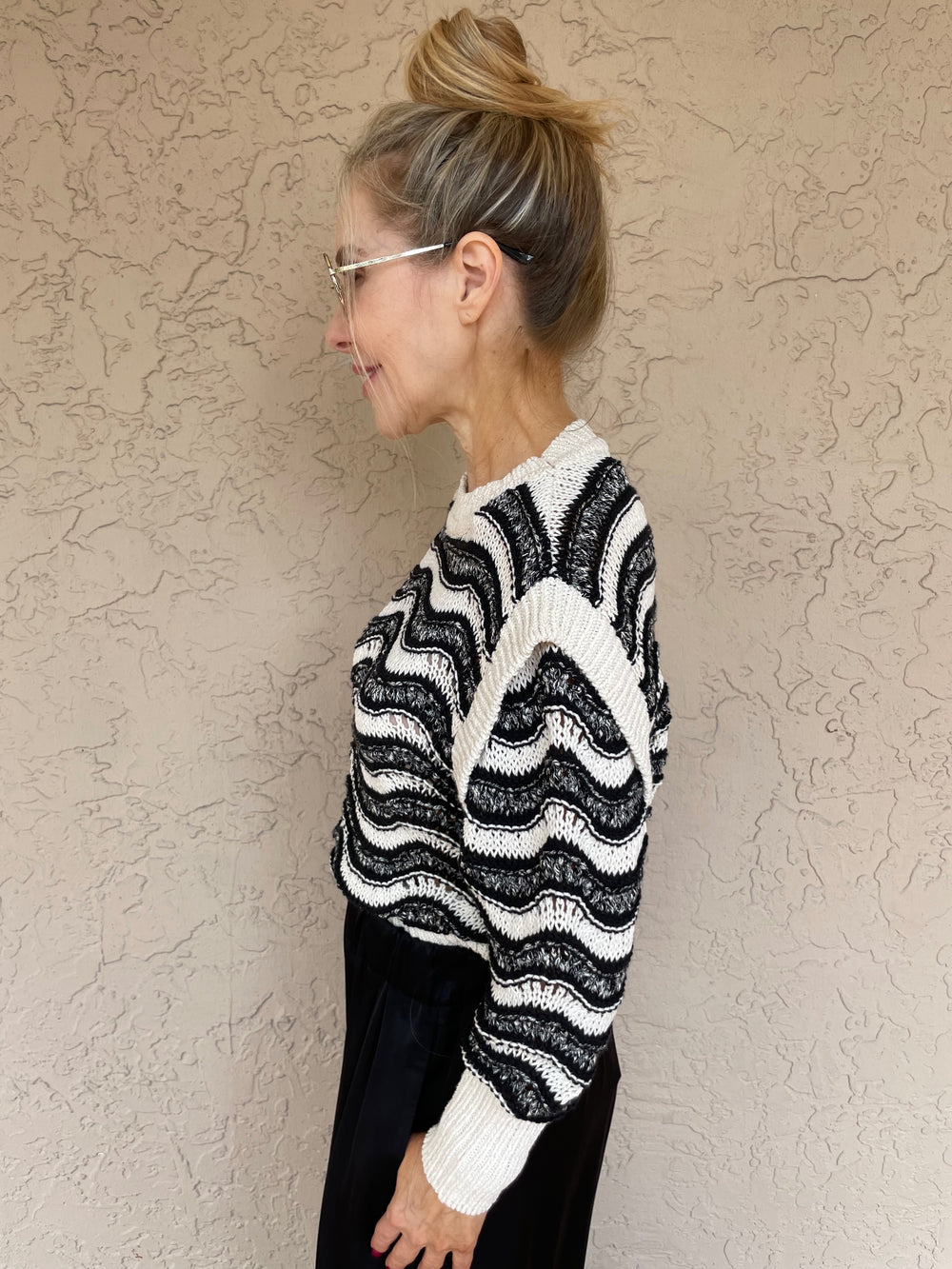 Sessun Serra Recycled Cotton Sweater