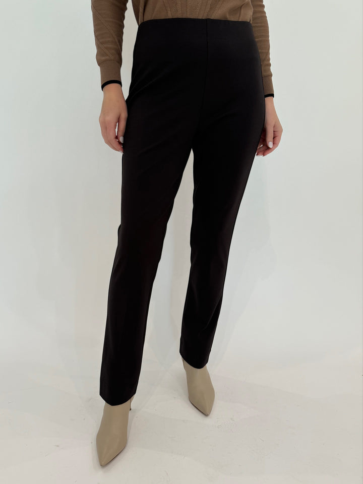 Peace of Cloth Annie 29" Paramount Knit Pants - Chocolate