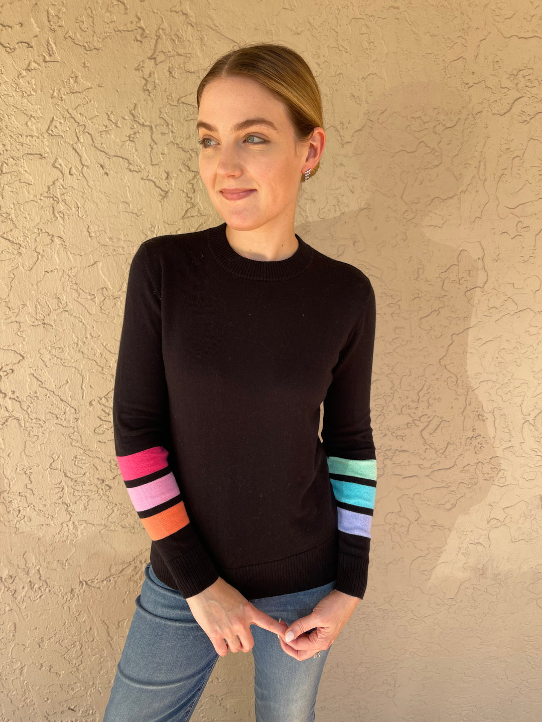 Stripe Banded Crew