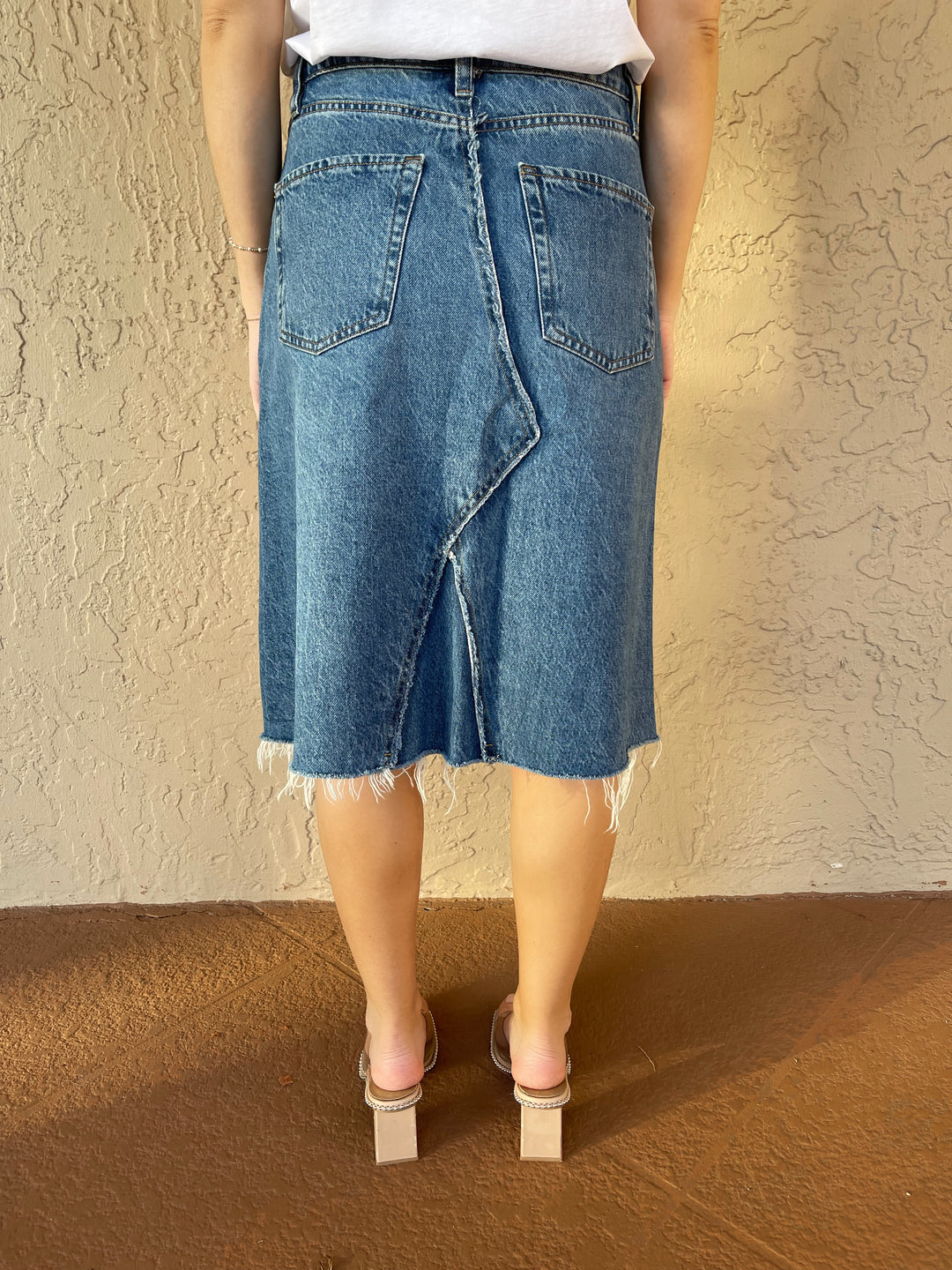 Frame Deconstructed Skirt